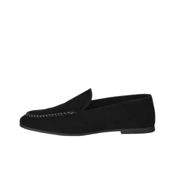 HERMES Loafers Men Black