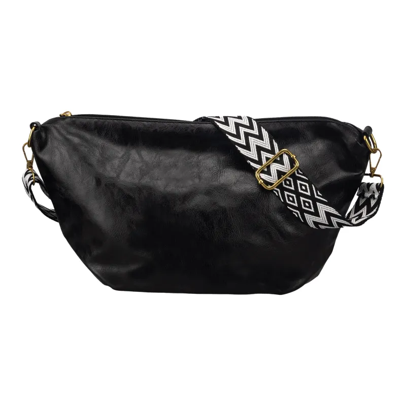 TAKI PU Crossbody Bag Shoulder Bag Regular Unisex Black/Beige/Coffee-0
