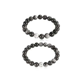 D.K.X Obsidian Bracelets Unisex