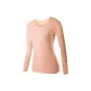 Women's Crew Neck Unlined Clothing (Skin) Thickened and Fleece-Lined/Lace Trims Crew Neck