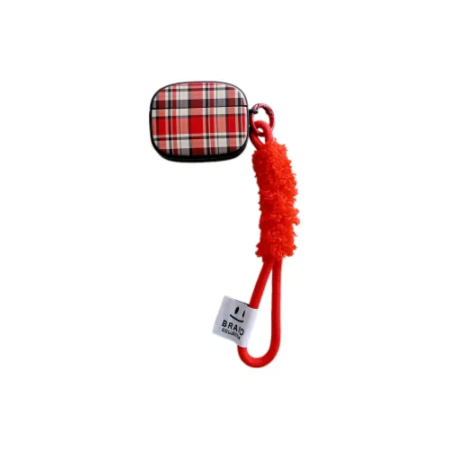 MINAYA Compatible With Apple AirPods Pro 2/AirPods 1/2/3/4 TPU Ins Korean Minimalist Style Plaid Headphone Cases