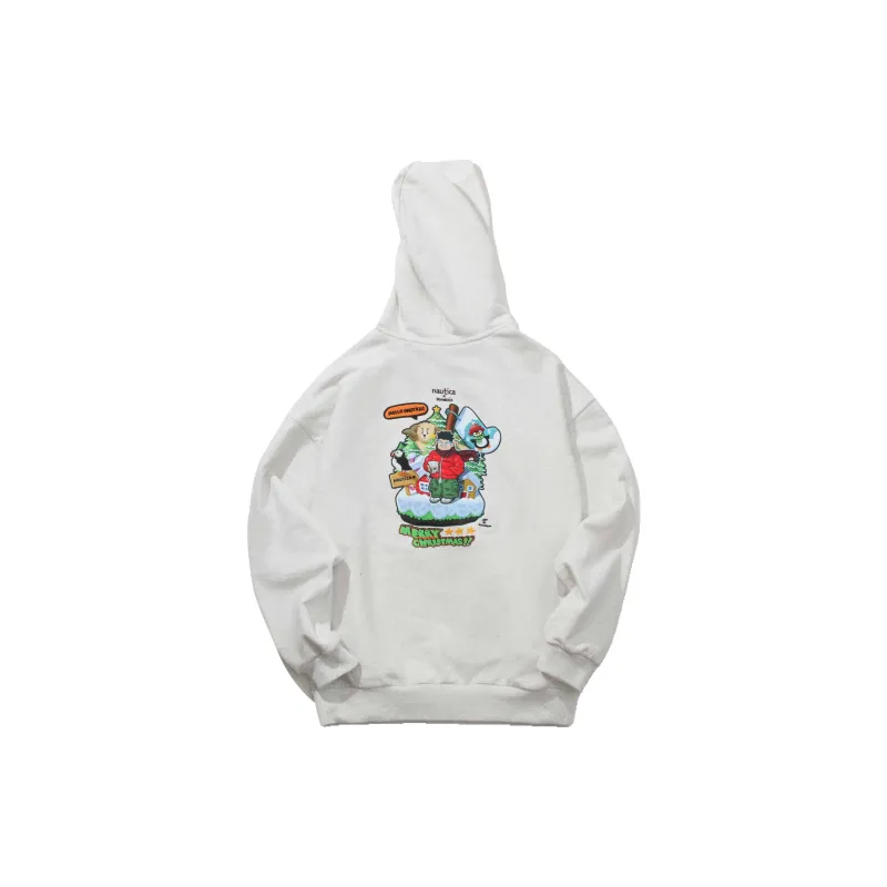 Nautica White Sail Hoodie Unisex-1
