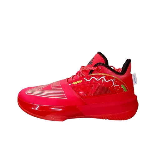 PEAK State Extremely Large Triangle 1.0 Basketball Shoes Men Mid Top Red