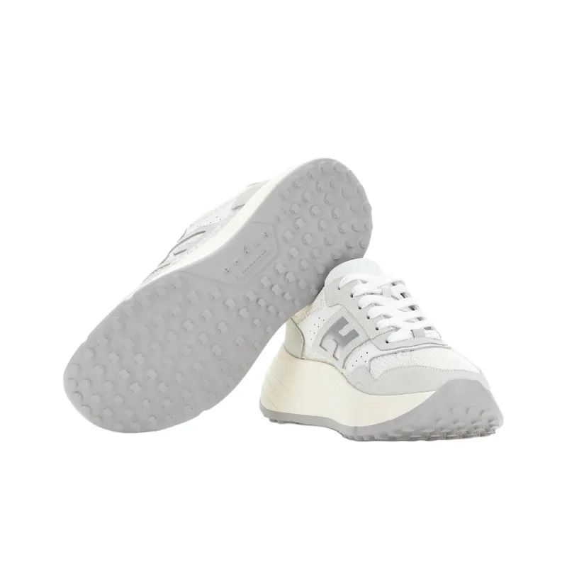 HOGAN Panelled Lace Up Sneakers Women's-5
