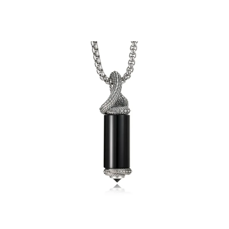 IDEAGEMER Agate Necklaces Men's-3
