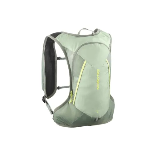 SALOMON Polyester Outdoor Hiking Bag Backpacks Unisex Turquoise Green