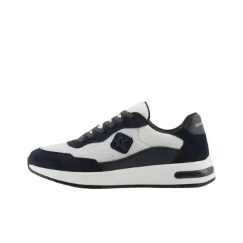 ARMANI EXCHANGEAE Low Top Skateboard Shoes Men's Dark Blue