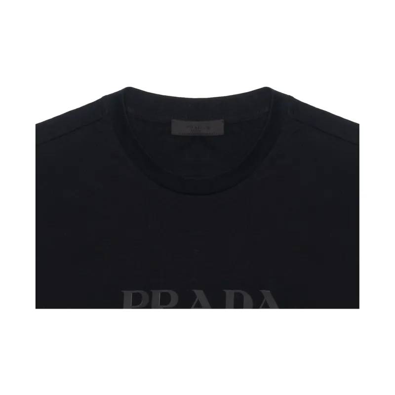 PRADA Logo Printed Short Sleeved T Shirt-6