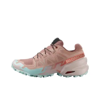 SALOMON Speedcross 6 Anti Slip Wear Resistant Low Top Casual Running Shoes Women's Pink