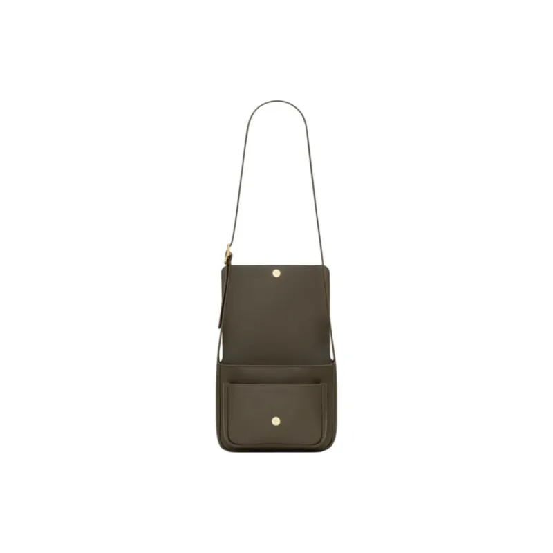 SAINT LAURENT Niki Vegetable Tanned Cow Leather Messenger Bag Crossbody Bag Shoulder Bag Medium Size Women's Light Musk-2