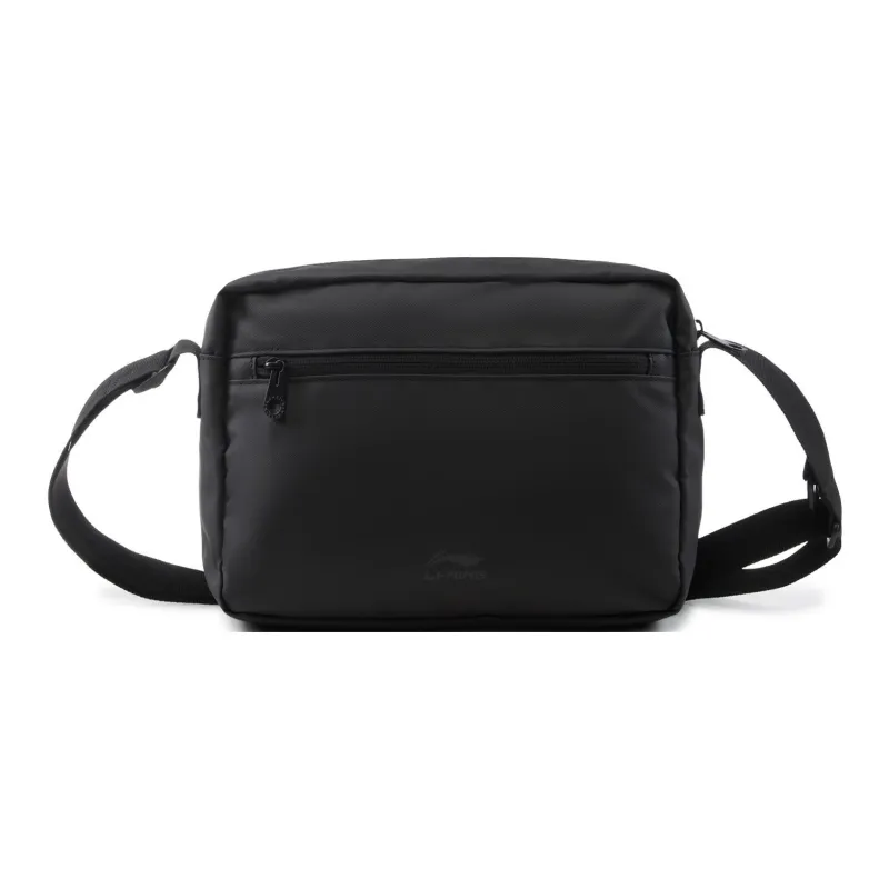 LiNing Rijin Doujin Collection Polyurethane Shoulder Bag, Crossbody Bag Unisex Black-4