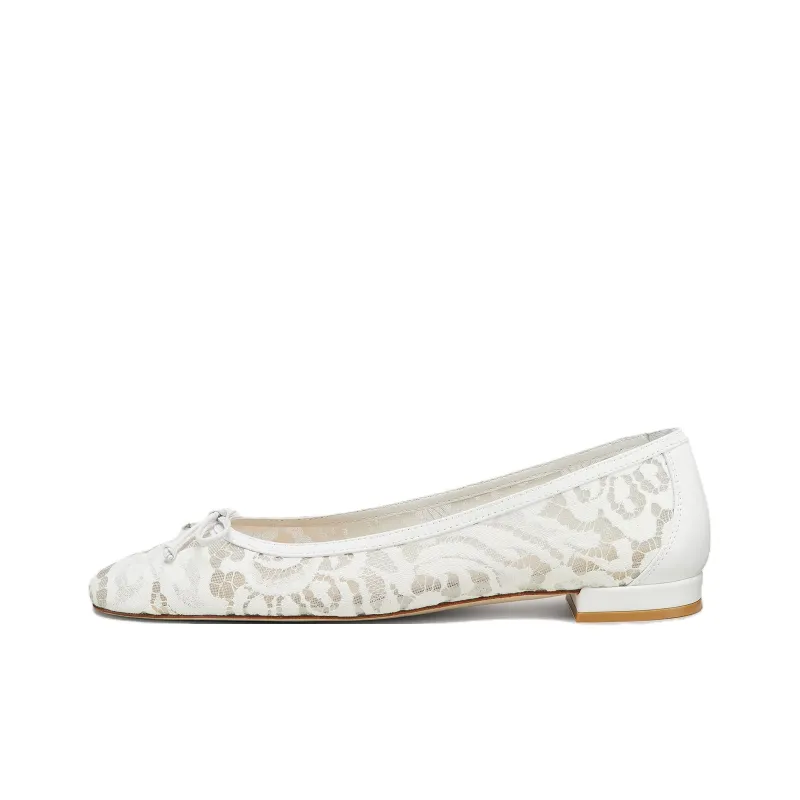 Stuart Weitzman/SW Arabella Casual Single Shoes Women's White-0