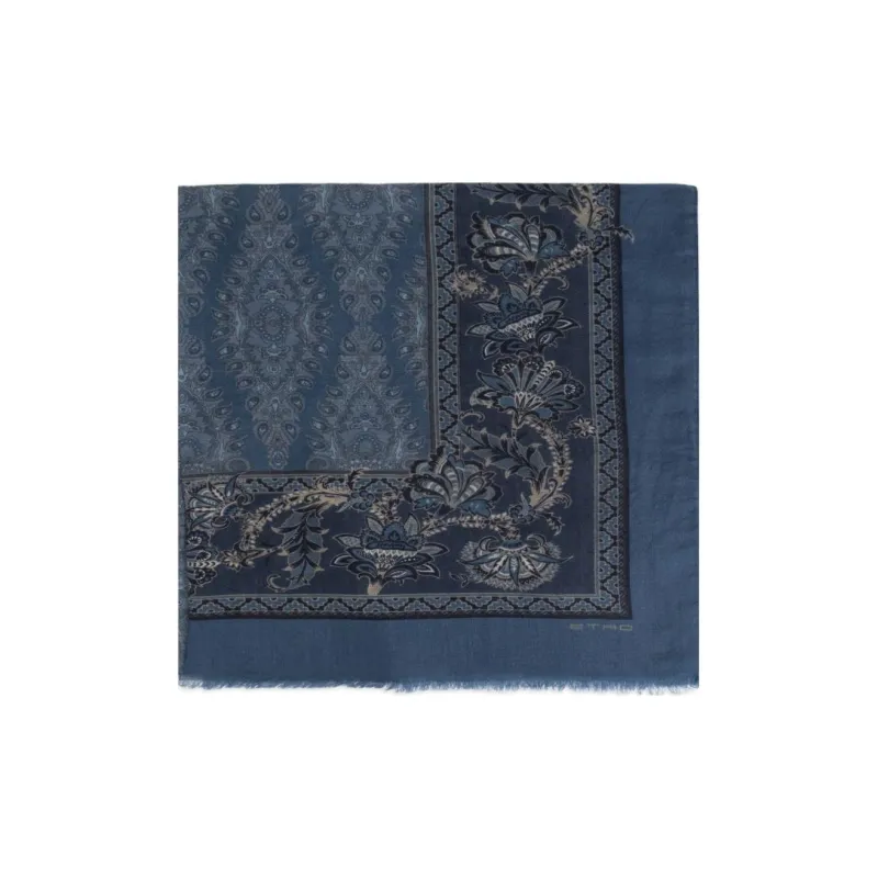 ETRO Floral Printed Scarf-0