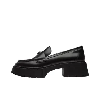 COACH Leah Loafers 5.7cm Women's Black