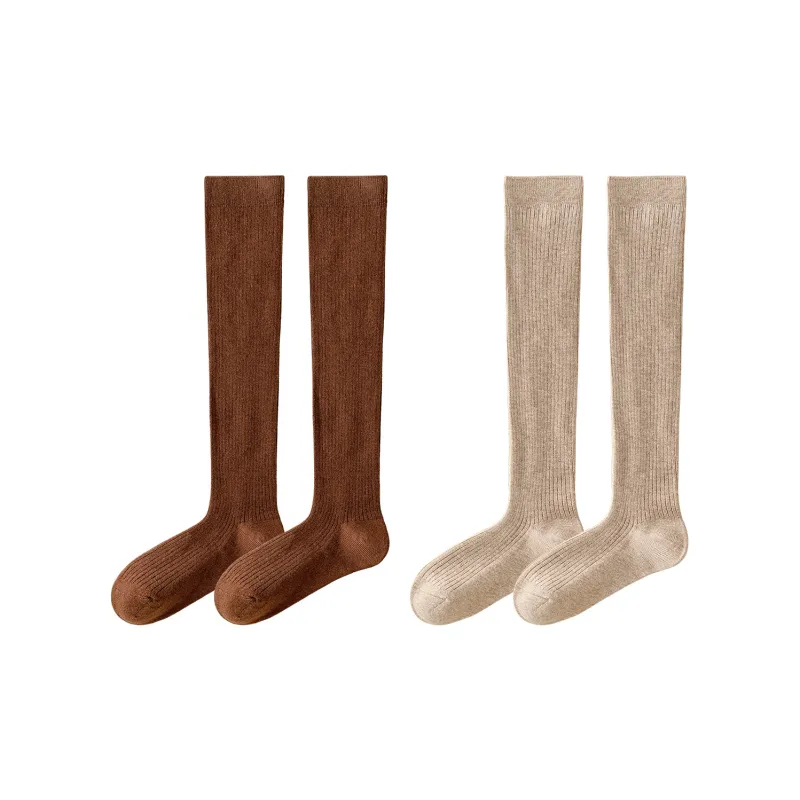 AOKANG Knee High Socks Women's Combo Set-24