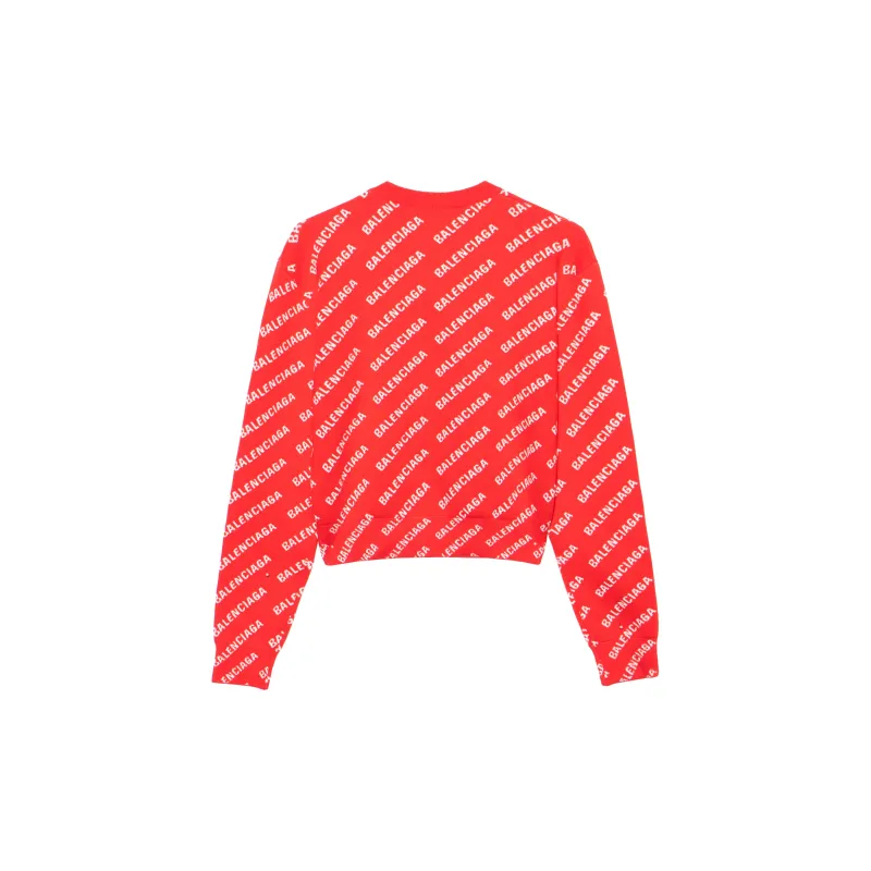 Balenciaga SS22 Sweater Women's Red-1
