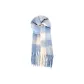 Large Plaid Blue White