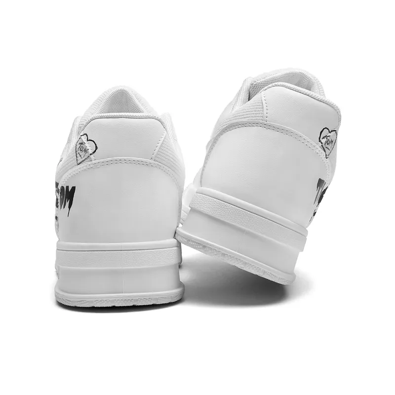 TALKING TOM Coverage Support Abrasion Resistant Lightweight Breathable Slip Resistant Low Top Skateboard Shoes Unisex-4