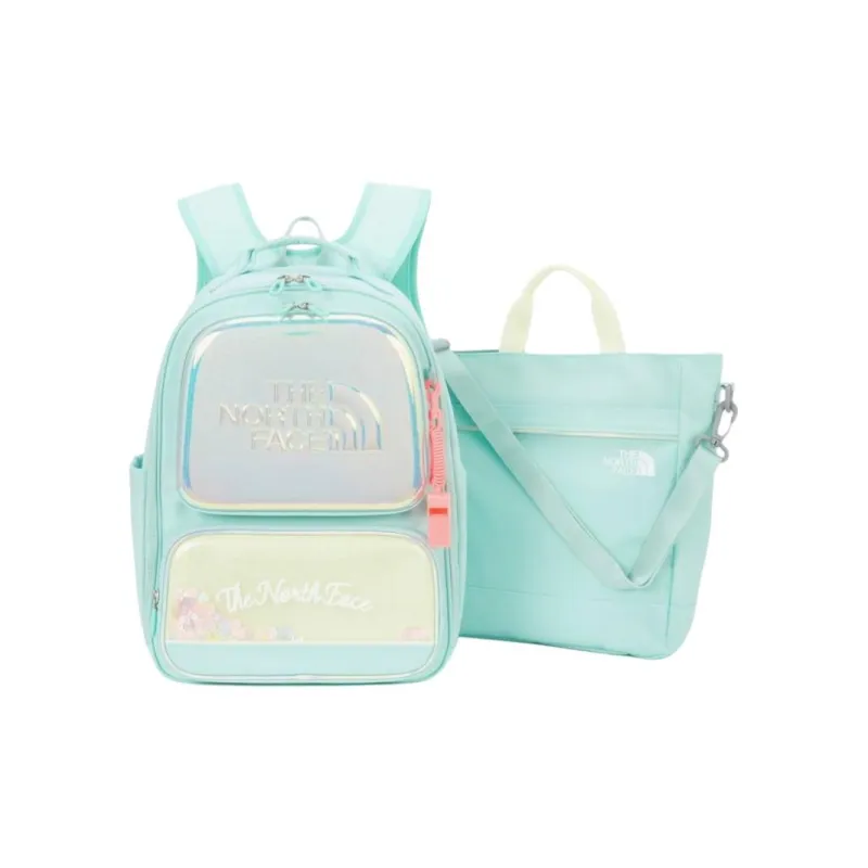 THE NORTH FACE Polyester Backpack And Handbag Combo Set Kids' Light Green-0
