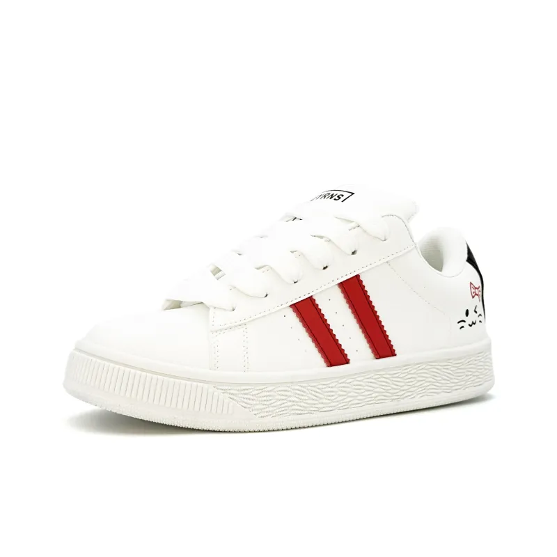 XIANGSU Anti-Slip Wear-Resistant Low-Top Skateboard Shoes Women's White Box Included-23