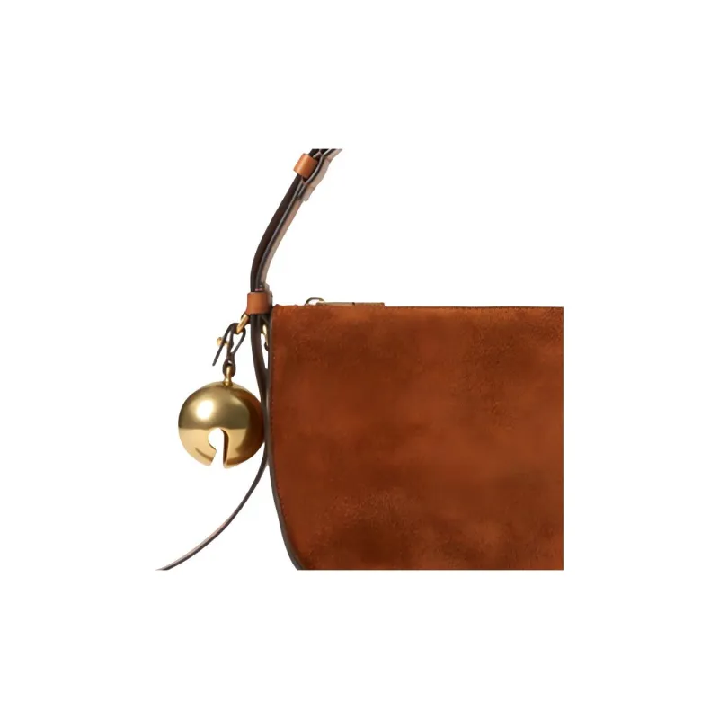 Burberry Shield Sling Suede Shoulder Bag-3