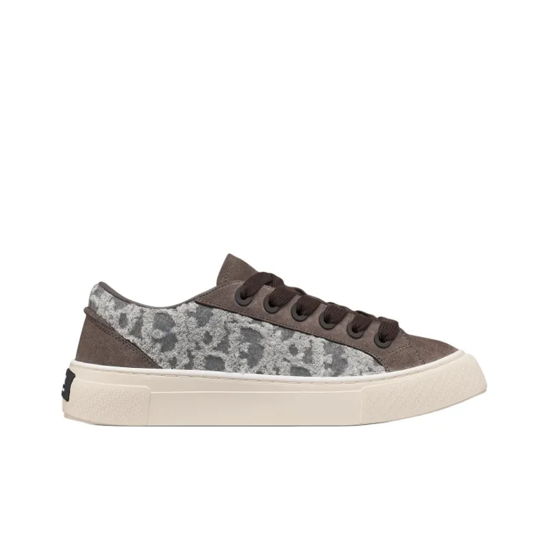 DIOR B33 Low Top Skateboard Shoes Men's Gray Limited Edition Numbered Edition-1