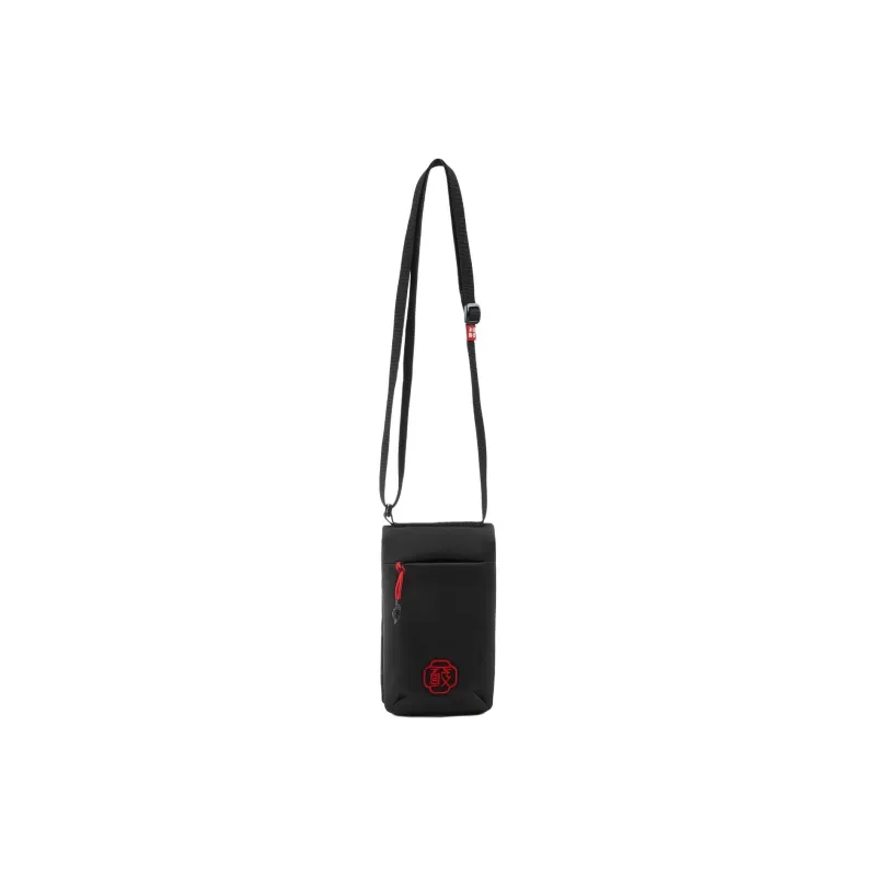 LiNing Rijin Doujin Collection Polyurethane Cell Phone Pouch Unisex Black-1