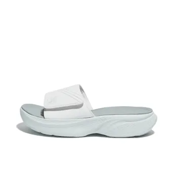 FILA Float Slip Resistant Abrasion Resistant Slide Slippers Unisex White Blue