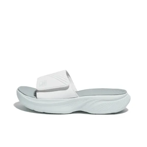 FILA Float Slip-Resistant Abrasion-Resistant Slide Slippers Unisex White Blue