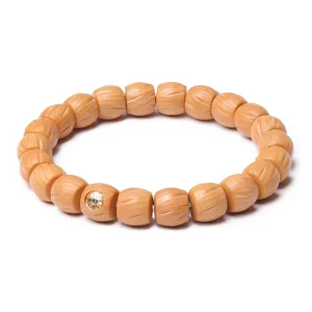 Honki Monkey Head Walnut Bracelets Unisex