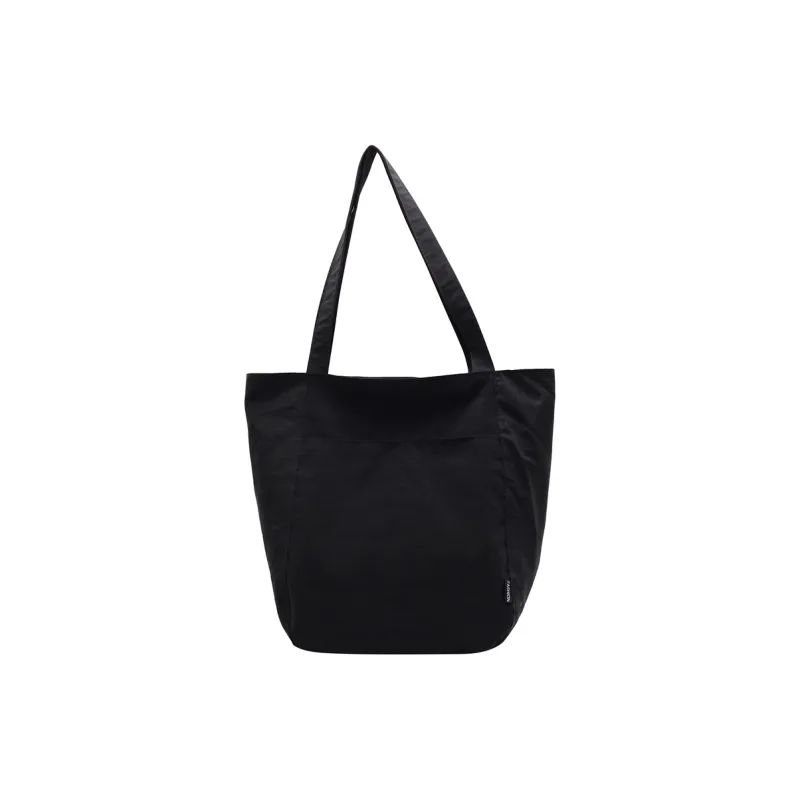SUN EARTH &U Fabric Tote Bag, Shoulder Bag Regular Women's Black/Beige/Khaki-5