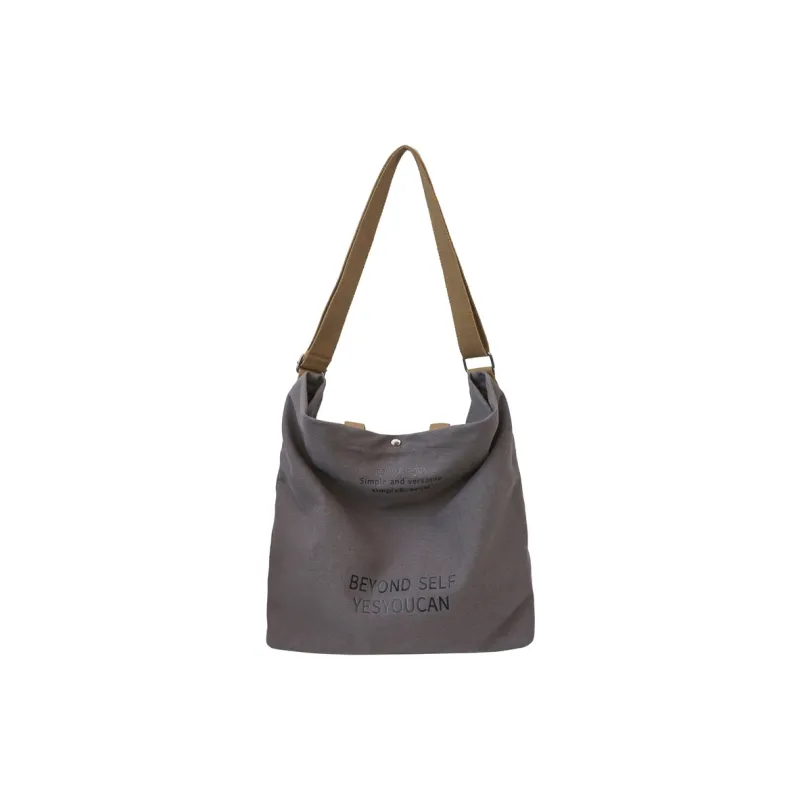 DCLOUD Canvas Handbag Regular Unisex Khaki/Black/Gray/Brown/Green-7