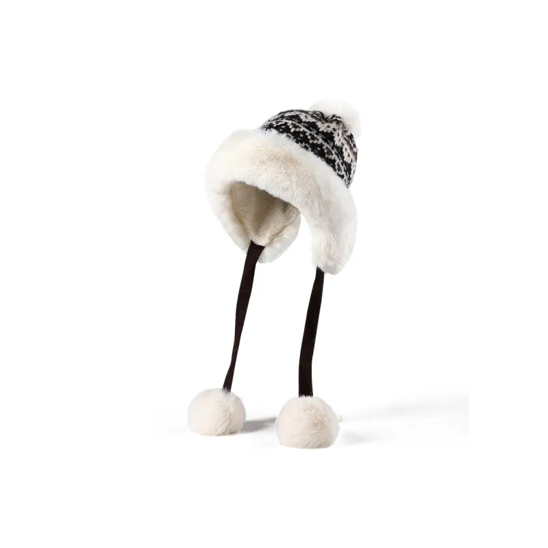 Shizhu Thickened Hoods & Plush Hats Women's-0