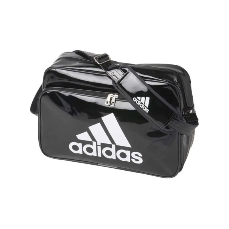 Adidas PU Shoulder Bag, Crossbody Bag Regular Unisex Black-1