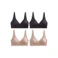 4 Pack (2 Black+2 Light Skin)