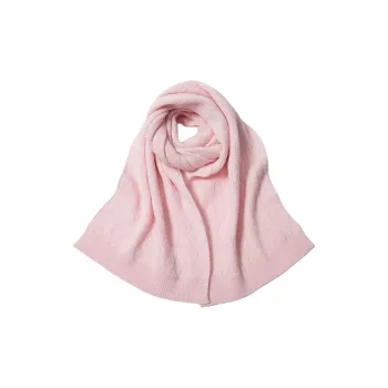 Red Bean Wool Knit Scarves Women's