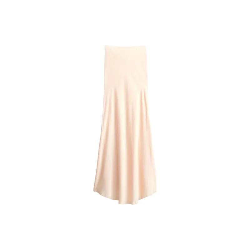 ZARA Kate Moss Collaboration Casual Long Skirts Women's Pink-1