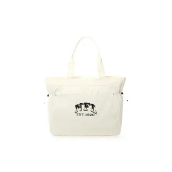 NFL Fabric Tote Bag Shopping Bag Shoulder Bags Women's White