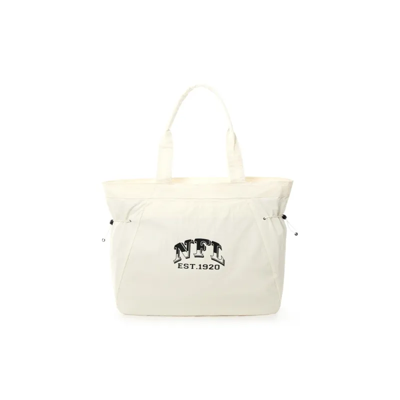 NFL Fabric Tote Bag, Shopping Bag, Shoulder Bag Women's White-0