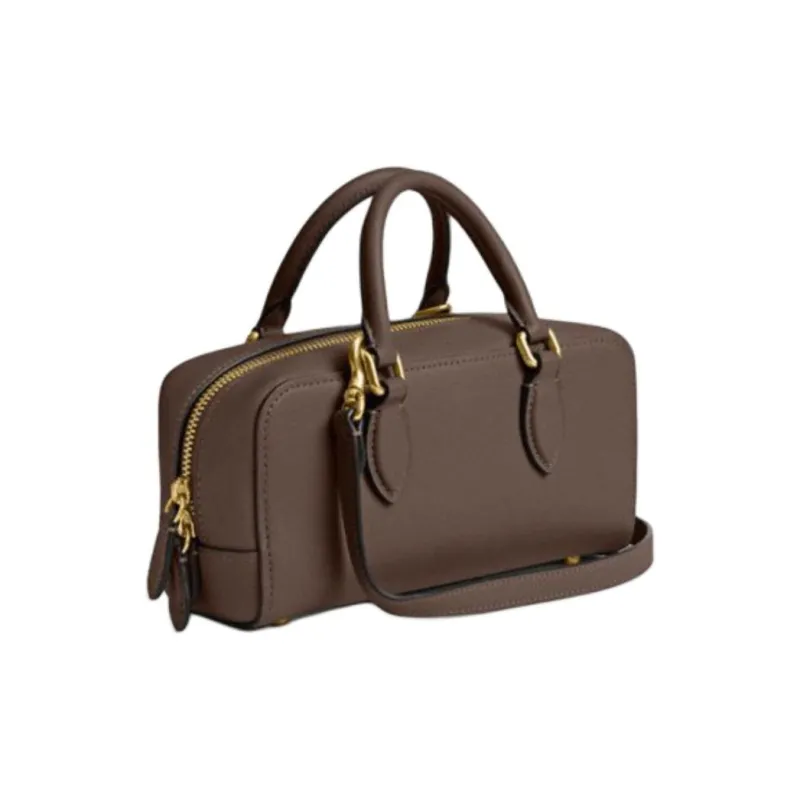 COACH Bowery Glove Tanned Leather Shoulder Bag, Crossbody Bag, Handbag Women's Dark Sapphire-5