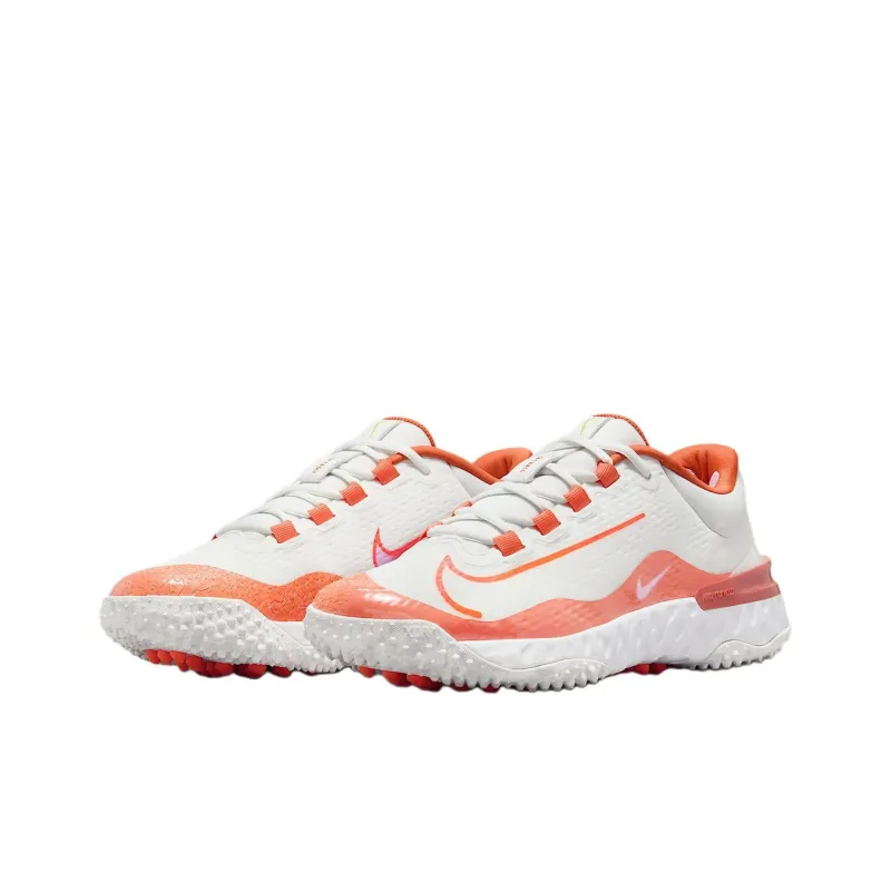 Nike Alpha Huarache Elite 4 Turf Summit White Light Wild Mango Vintage Coral Hyper Crimson Women's-2