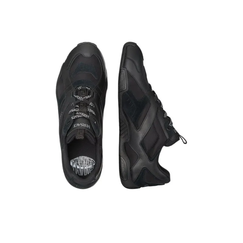 FANSIZHE Galaxia Low Top Casual Shoes Men's Black-3
