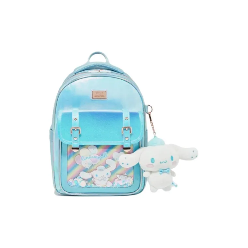 FILA Nylon Backpack Combo Set Women's Blue-1