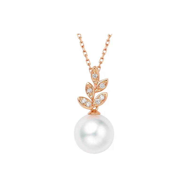 WithLove Saltwater Pearl Diamond Pendants Women's-0