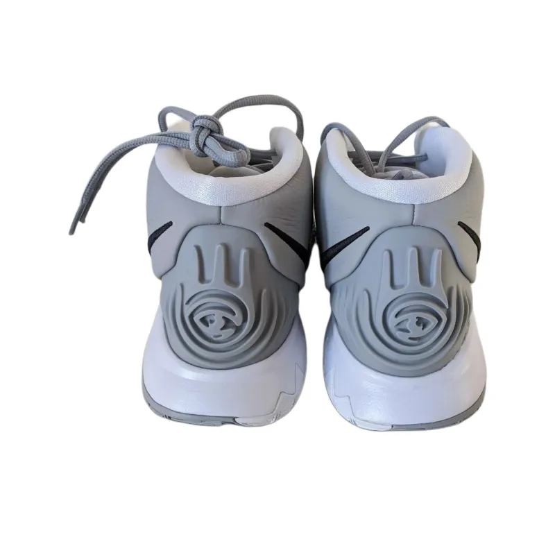 Nike Kyrie 6 Anti-Slip Wear-Resistant Mid-Top Basketball Shoes Men's Silver Gray-2