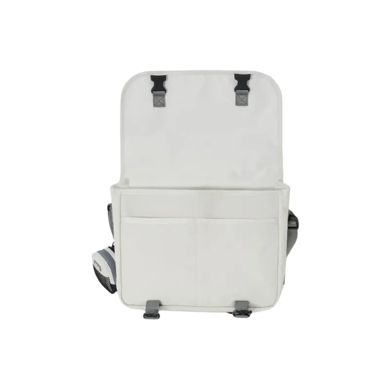 FILA Nylon Messenger Bag, Shoulder Bag Trumpets Unisex Gray White-2