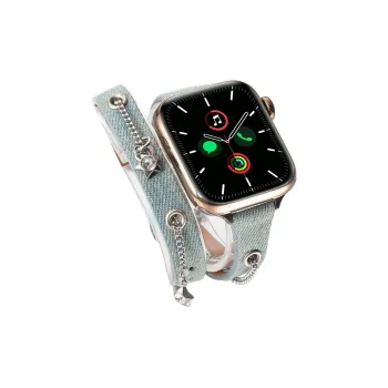 LOVINGCOOL Watch Band Apple Compatibility Genuine Leather Material