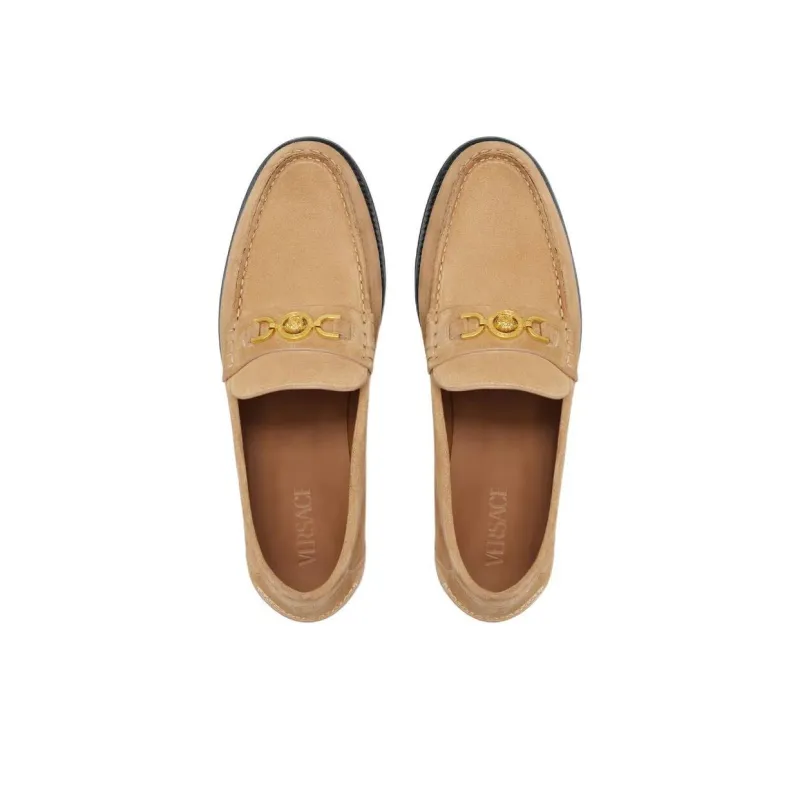 VERSACE Medusa Loafers Men's Khaki-3
