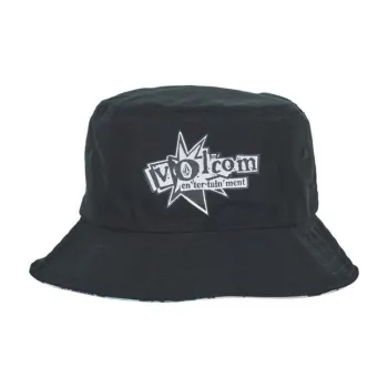 VOLCOM Canvas Bucket Hats Unisex Black