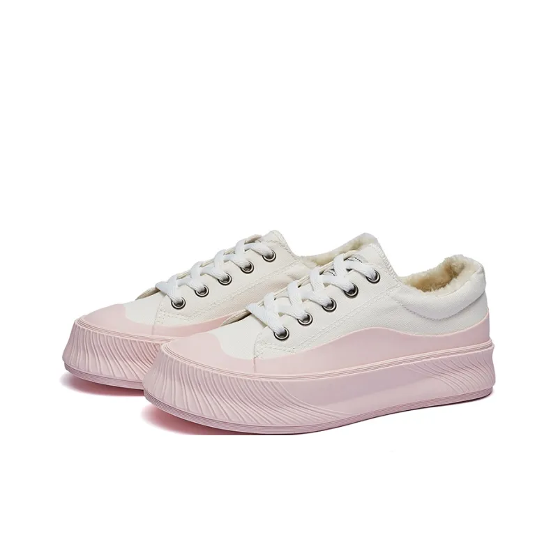 Fawn Miri Warm Anti-Slip And Wear-Resistant Low-Top Skateboard Shoes Women's-2